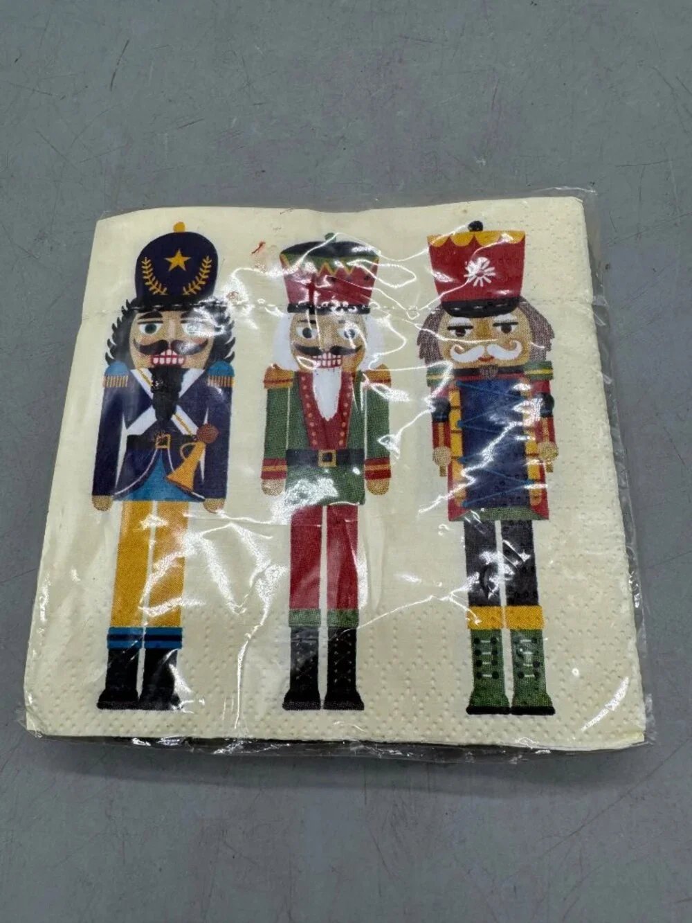 World Market Nutcracker Beverage Napkins Pack Of 16 Decorative 25cmx25cm READ